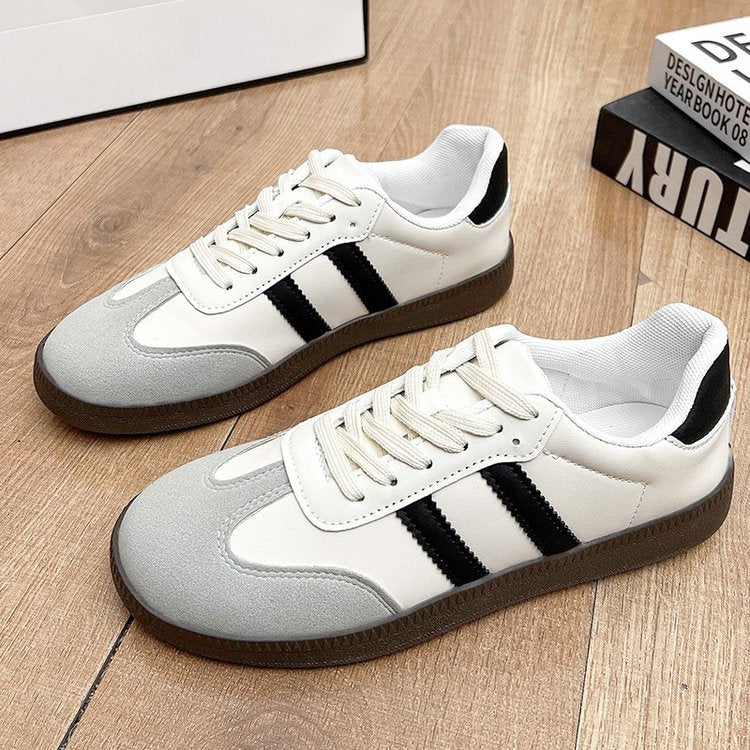 Damen Sportliche Sneakers im Retro-Stil mit strapazierfähigem Obermaterial und rutschfester Sohle EB