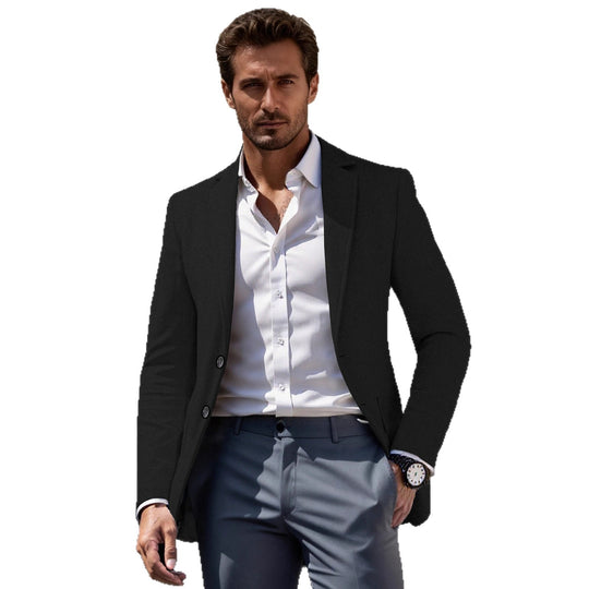 Herren eleganter Business-Anzugblazer mit schmaler Passform EB