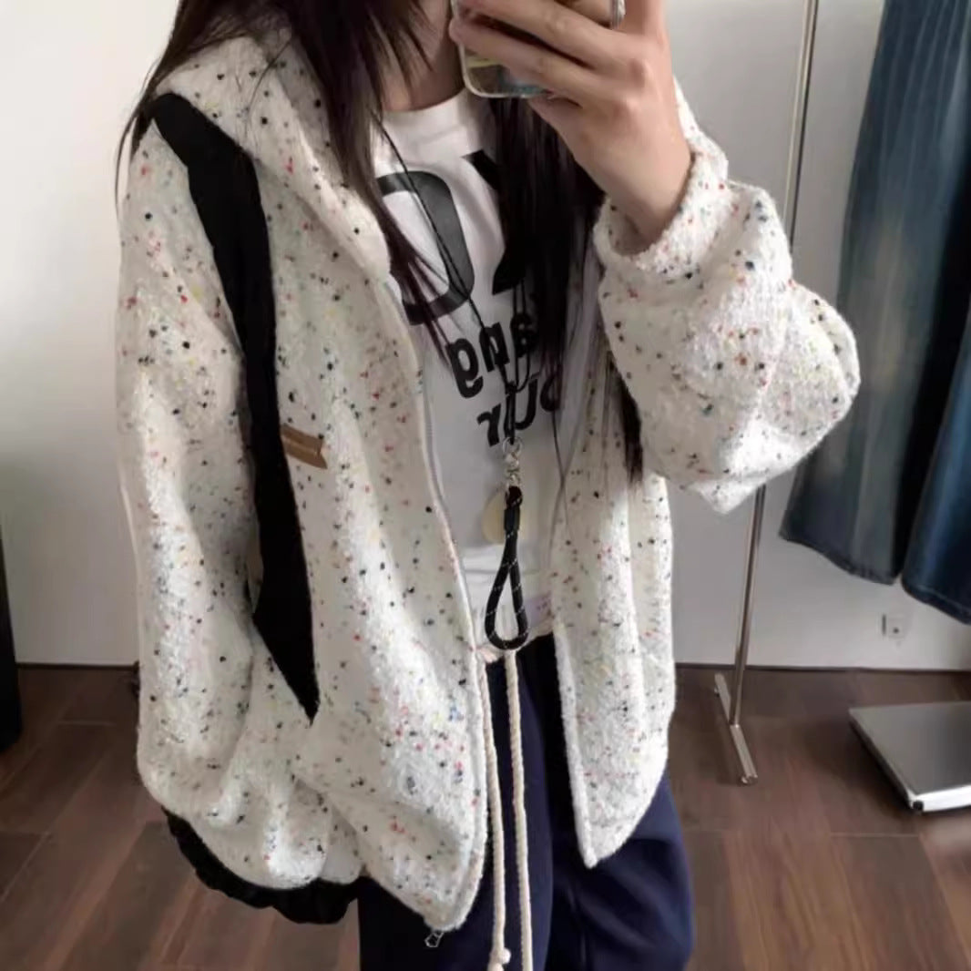 Damen Luftpufferjacke mit praktischem Reißverschluss und seitlichen Taschen EB