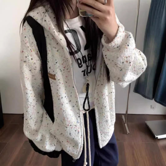 Damen Luftpufferjacke mit praktischem Reißverschluss und seitlichen Taschen EB