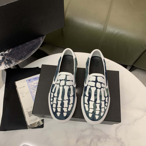 Damen Slip-On Sneakers mit innovativem Oberflächenmuster und rutschfester Sohle EB