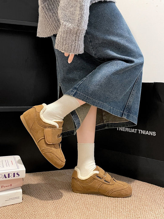 Damen Clogs mit flauschigem Innenfutter und rutschfester Sohle EB