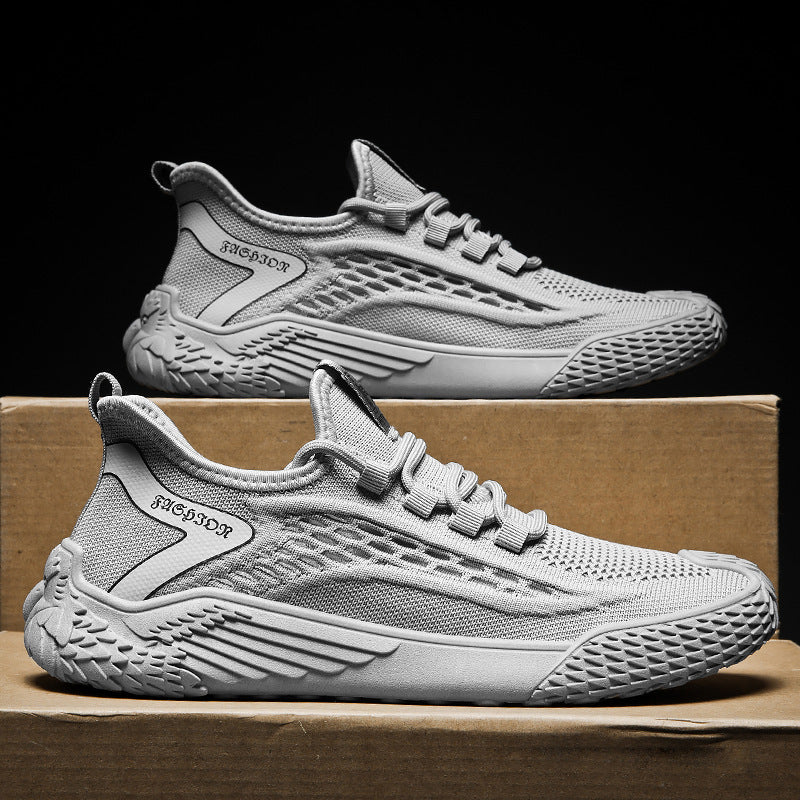 Damen atmungsaktive Fitness-Sneaker mit rutschfester Sohle EB