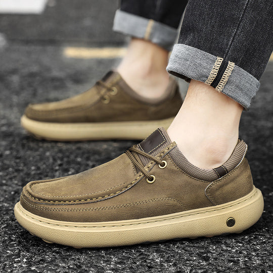 Herren Elegante Mokassinschuhe mit elastischem Einschlupfdesign EB