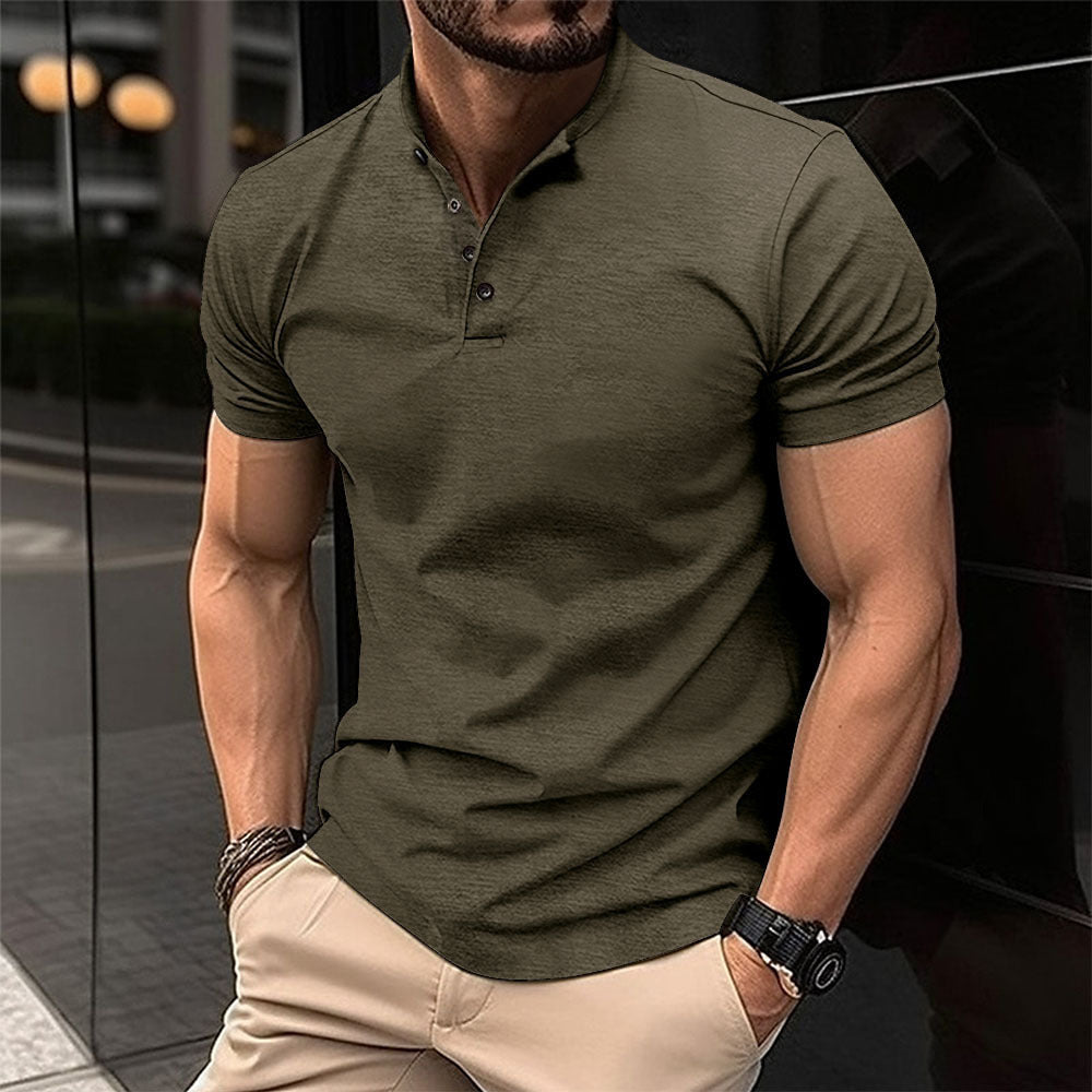 Herren Polohemd mit Knopfleiste und Kurzarm EB