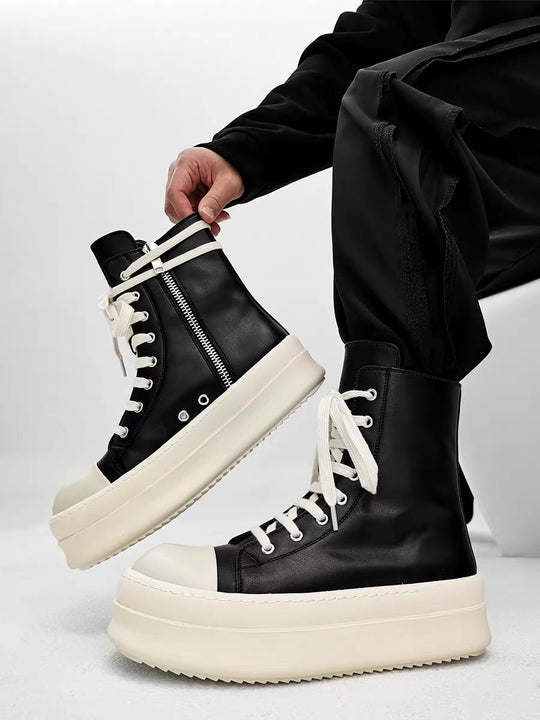 Damen modische High-Top Sneakers mit Plateau EB