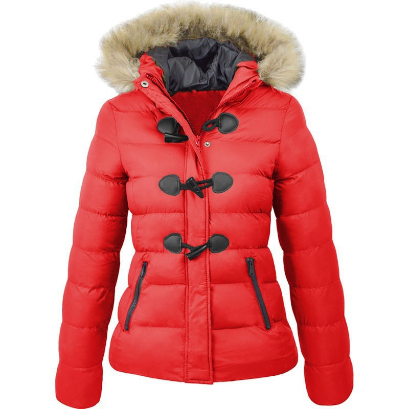 Damen Wintersicherheitsjacke mit abnehmbarer Kapuze EB