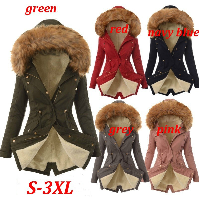 Damen Warm gefütterte Parkajacke EB