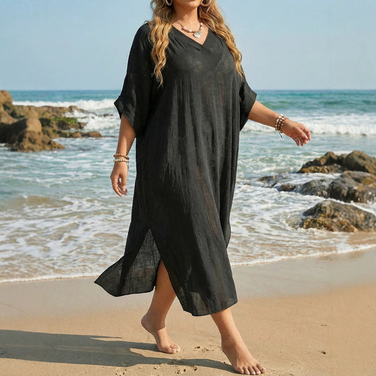 Damen luftiger Strandkleid EB