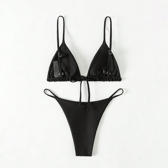 Damen Bikini-Set mit verspieltem Tie-Dye-Muster EB