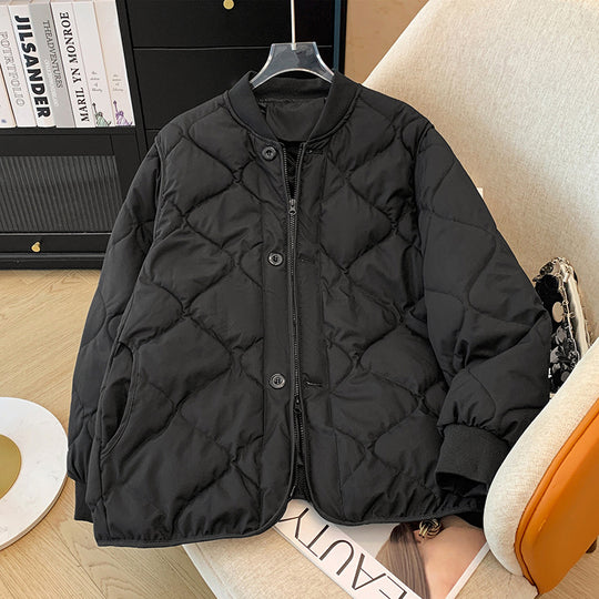 Damen Wattierte Blousonjacke mit Reißverschluss und praktischen Taschen EB