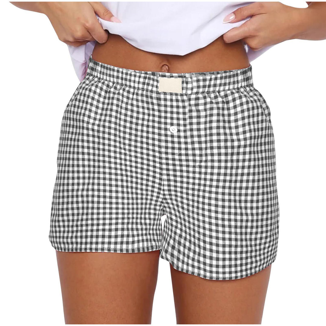 Damen lässige Karohose EB