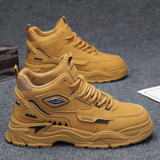 Damen Sportliche High-Top Sneakers mit dynamischem Design und rutschfester Sohle EB