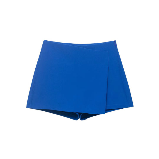 Damen sportliche Shorts mit elegantem Layering-Design EB