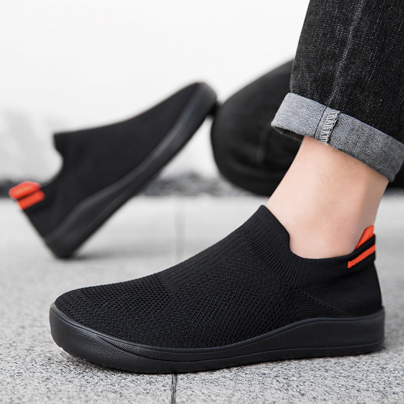 Damen Atmungsaktive Sneaker mit flexiblem Strickdesign und rutschfestem Profil EB