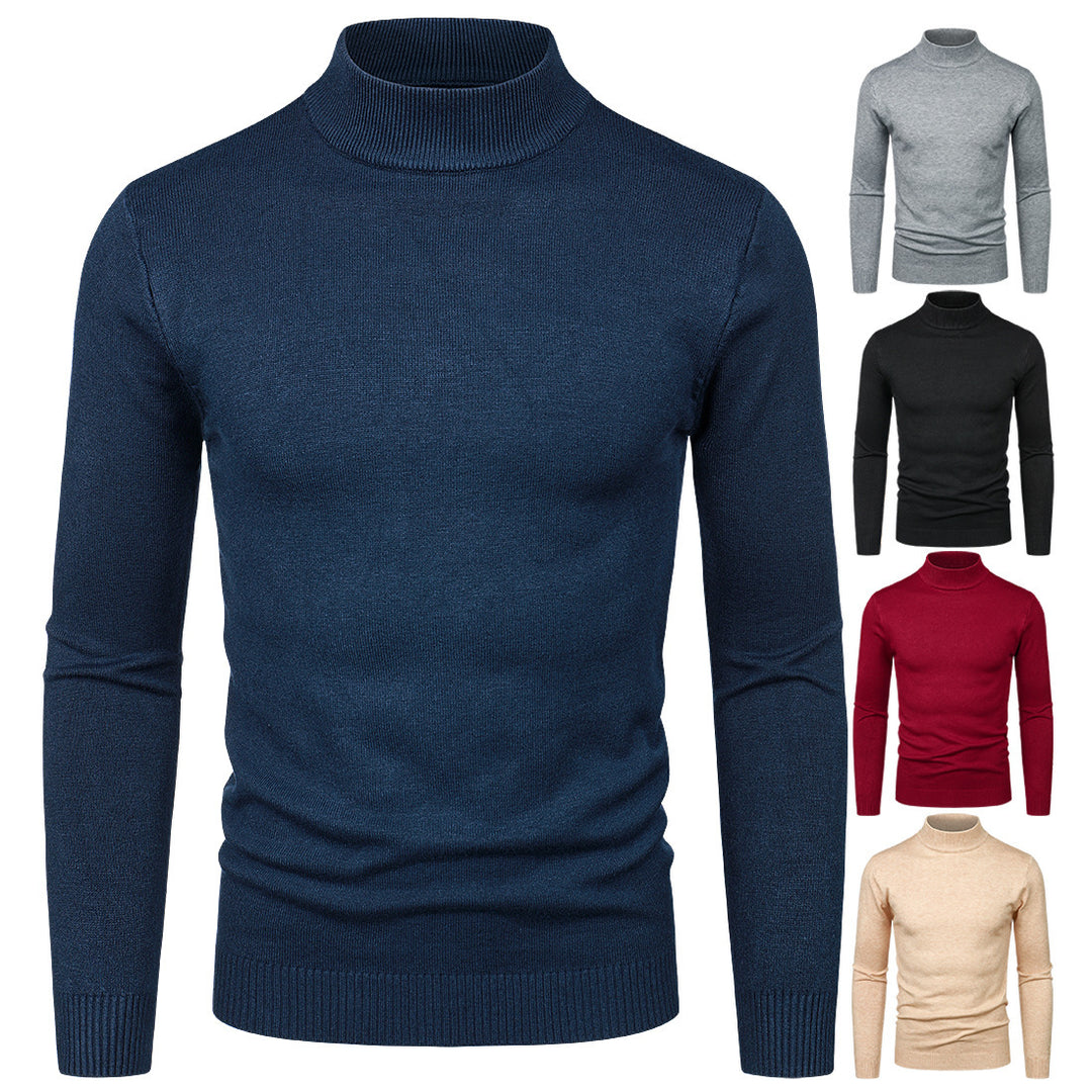 Herren Rollkragenpullover aus hochwertiger Wolle EB