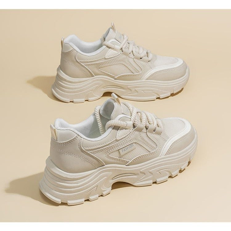 Damen Komfortable Chunky Sneakers mit dämpfender Sohle EB