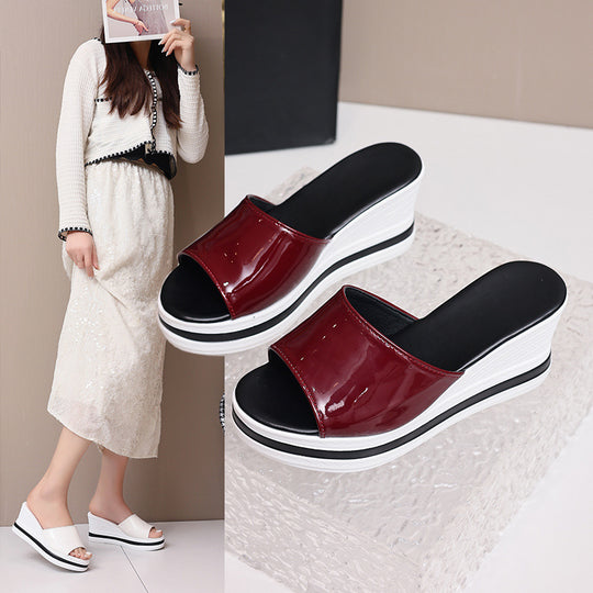 Damen Wedge-Pantoletten mit komfortablem Fußbett und stylischem Design EB