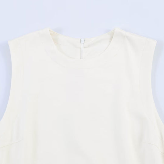 Damen Midi-Kleid mit elegantem Schnitt und fließendem Rock EB