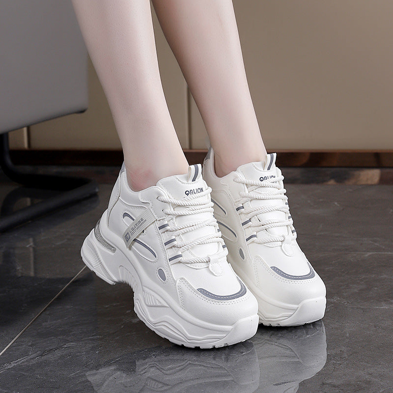 Damen Chunky Sneakers mit dämpfender Sohle und atmungsaktivem Obermaterial EB