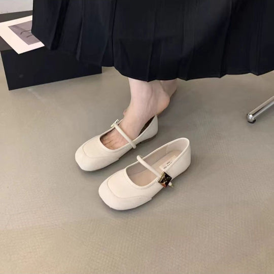 Damen Ballerina-Schuhe mit elegantem Riemen und modernem Design EB