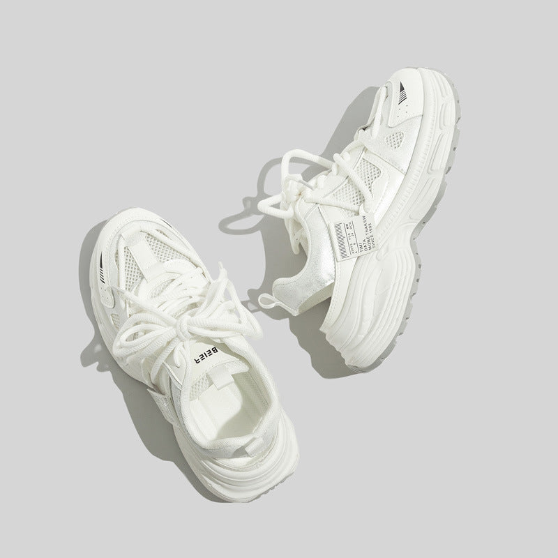 Damen Sportliche Sneaker mit atmungsaktiver Netz-Oberfläche und bequemer Dämpfung EB