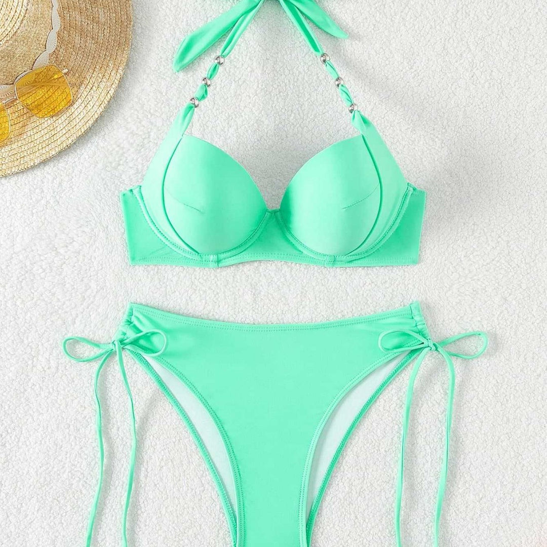 Damen Push-Up Bikini mit verstellbaren Bändern EB