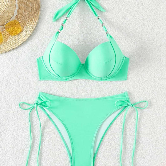 Damen Push-Up Bikini mit verstellbaren Bändern EB