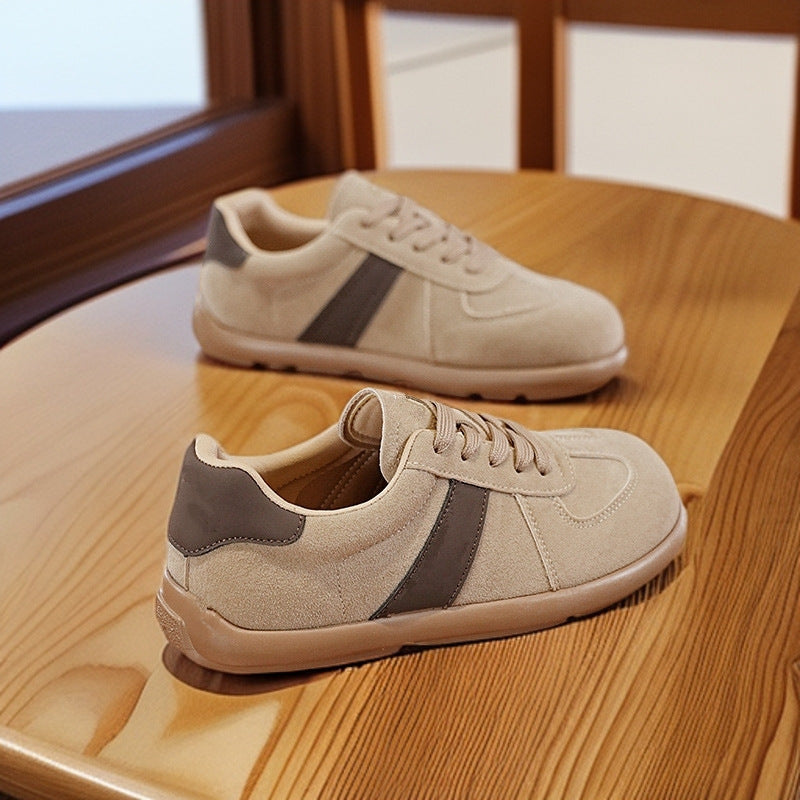 Damen Sneakers mit weichem Suede-Obermaterial und atmungsaktiver Sohle EB