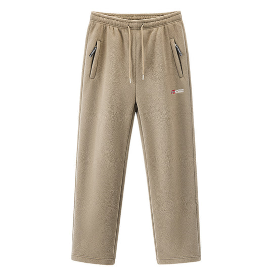 Herren Thermo-Fleece-Set mit Kapuzenjacke, Sherpa-gefüttert und elastischer Jogginghose EB