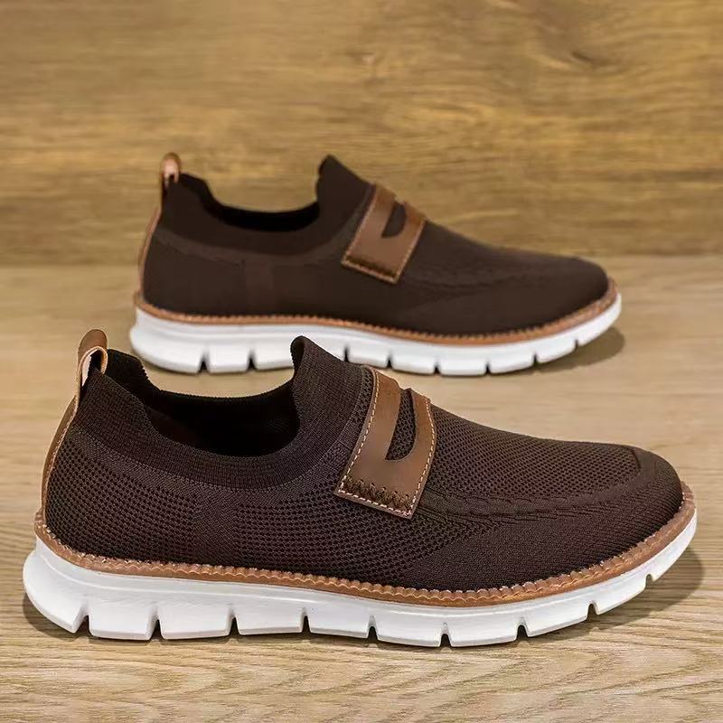 Damen Slip-On Freizeitschuhe mit elastischer Oberkonstruktion und rutschfester Sohle EB