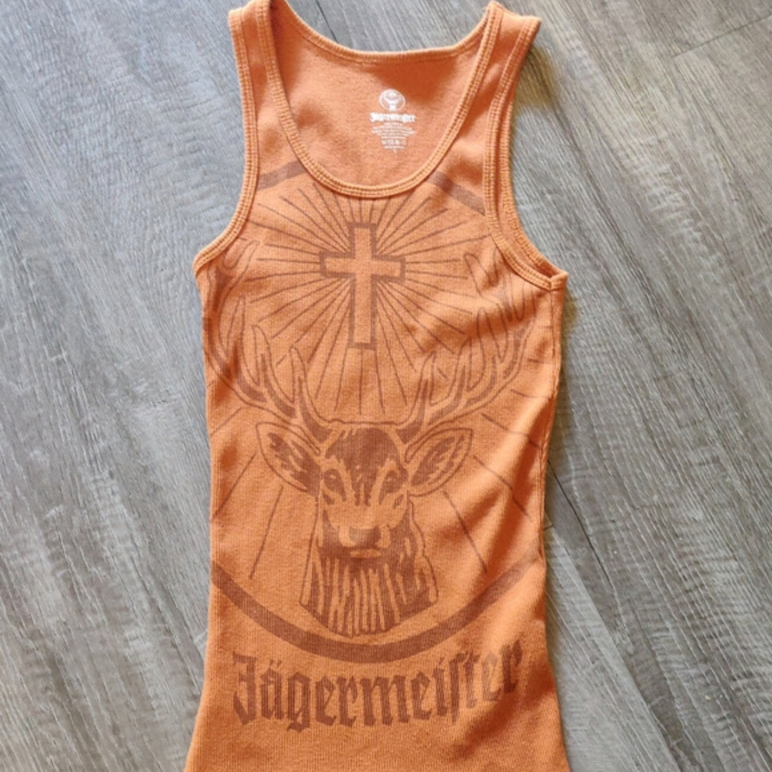 Damen ärmelloses Top im kreativen Retro-Design mit Druck EB
