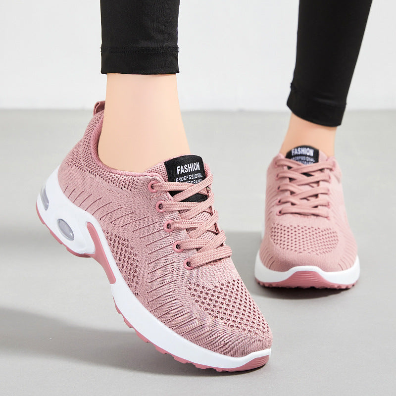Damen Atmungsaktive Freizeitsneaker mit dämpfender Sohle und elastischem Obermaterial EB