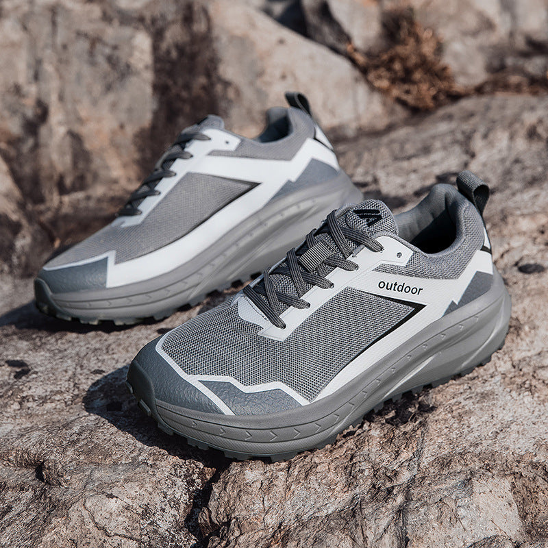 Unisex nan robuster Geländelaufschuh mit stoßdämpfender Zwischensohle und griffiger Profilsohle EB