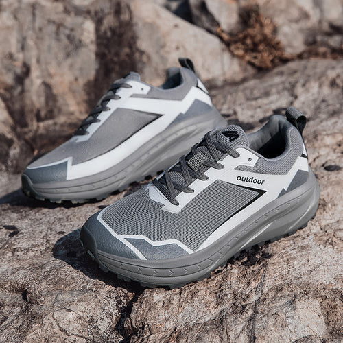Unisex nan robuster Geländelaufschuh mit stoßdämpfender Zwischensohle und griffiger Profilsohle EB