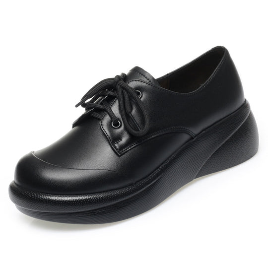 Damen Komfortable Schnürschuhe mit leichtem Wedge-Design und rutschfester Sohle EB
