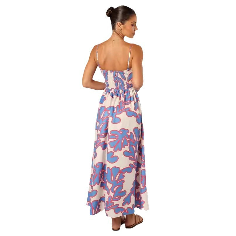 Damen Maxikleid mit floralem Druck EB