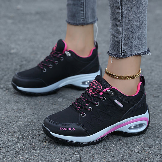 Damen Komfortable Fitness-Sneaker mit atmungsaktiver Mesh-Oberfläche EB