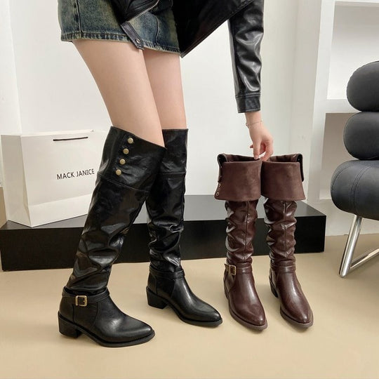 Damen elegante und bequeme Stiefel EB
