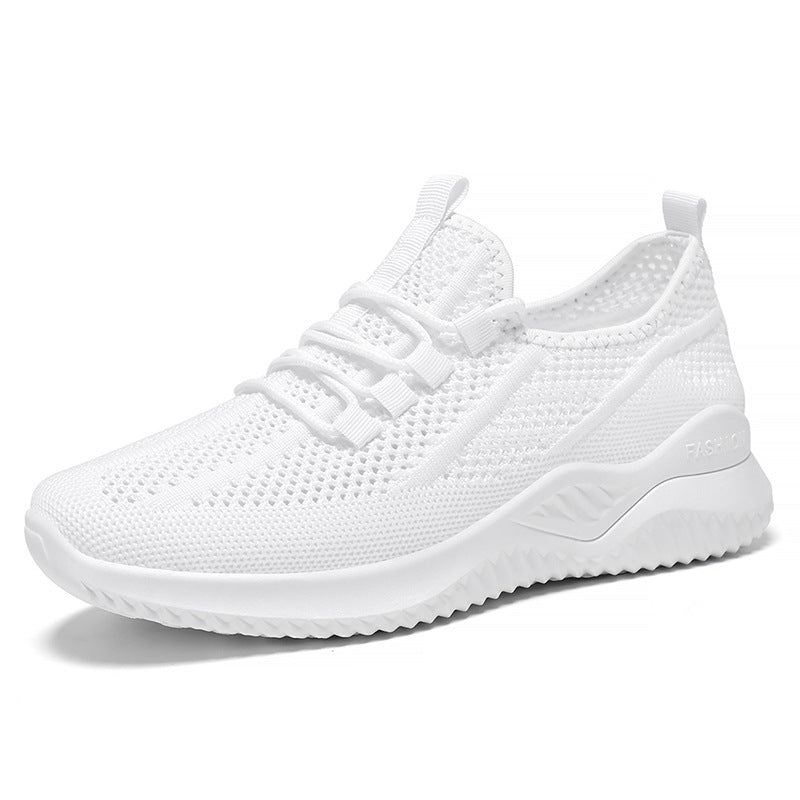 Damen Sportliche Mesh-Laufschuhe mit atmungsaktivem Design und flexiblem Schnürsystem EB