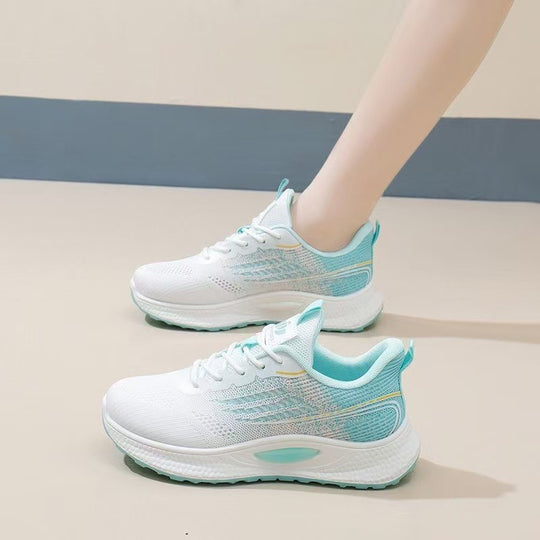 Damen Leichte und atmungsaktive Lauf-Sneaker mit flexibler Sohle EB
