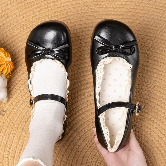 Damen Ballerina-Schuhe mit eleganter Riemchen-Detail und bequemer Sohle EB