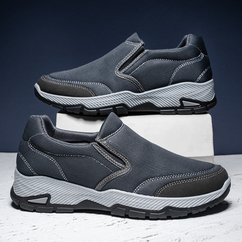 Damen Bequeme Slip-On Sportschuhe mit rutschfester Sohle EB