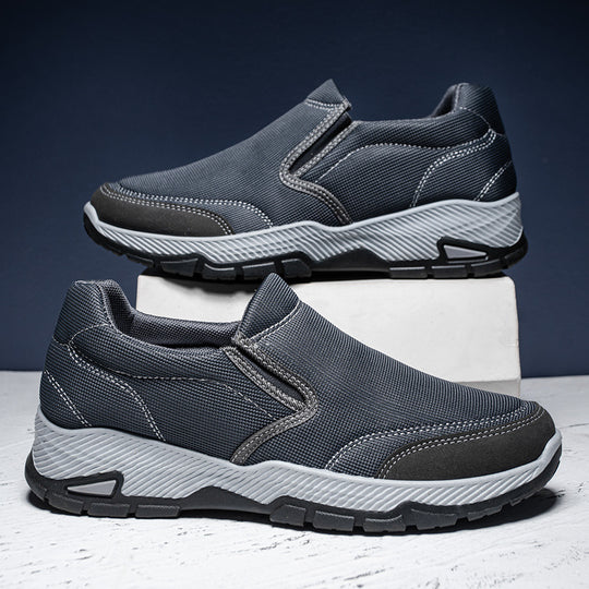 Damen Bequeme Slip-On Sportschuhe mit rutschfester Sohle EB
