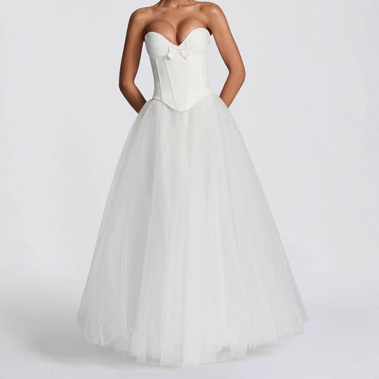 Damen Sorgfältig gestaltetes Hochzeitskleid EB