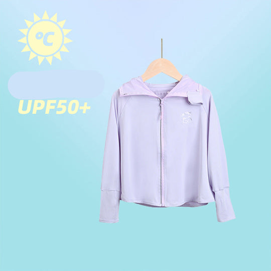Damen UV-Schutzjacke mit Kapuze und feuchtigkeitsregulierenden Eigenschaften EB