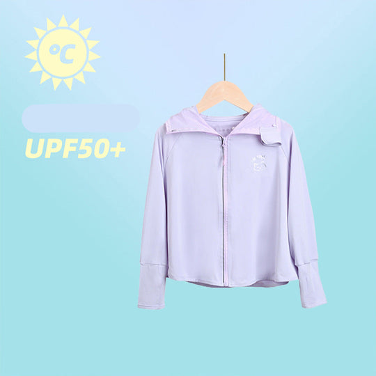 Damen performante UV-Schutzjacke mit Kapuze EB