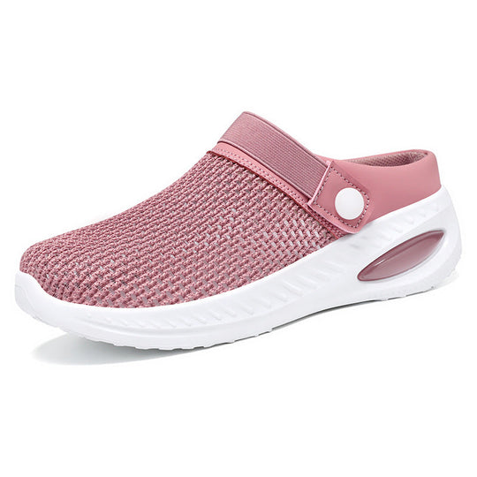 Damen Leichte Clogs mit Atmungsaktivem Obermaterial und Flexiblem Fußbett EB