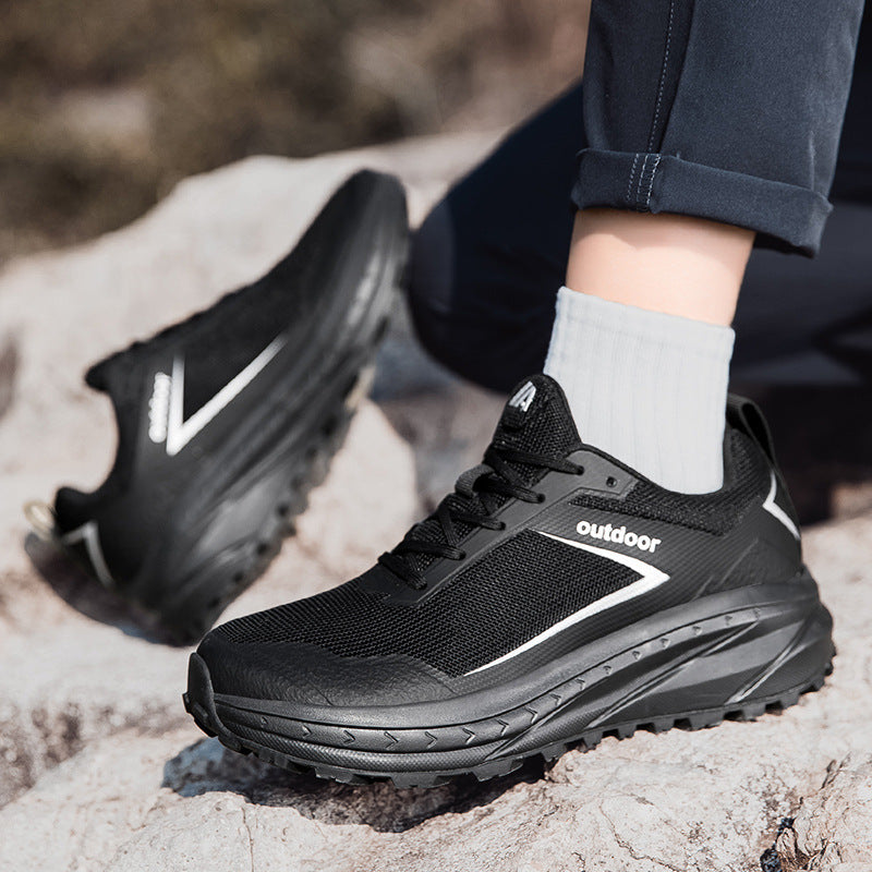 Damen Trail-Laufschuhe mit abriebfester Sohle und atmungsaktivem Obermaterial EB