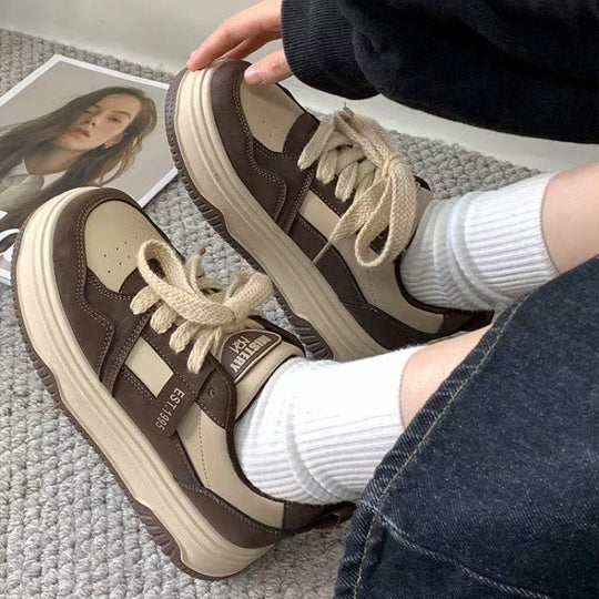 Damen Chunky Sneaker mit bequemer Dämpfung und modischem Design EB